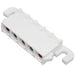 193839-4 by TE Connectivity AMP Connectors - CONNECTOR RECPT 5P 0.25 SILVER PCB R/A