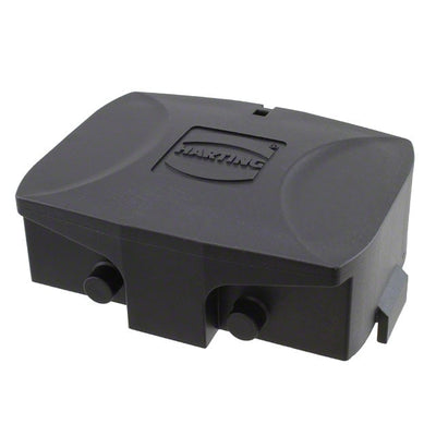 19410105405 by HARTING - CONNECTOR HAN ECO 10B COVER BLACK