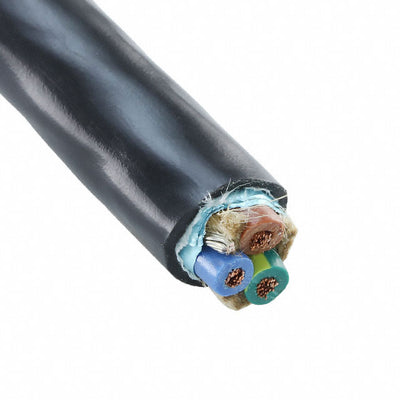 1943/3F BK003 by Alpha Wire - CABLE 3COND 14AWG BLK SHLD 250