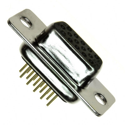 195-015-213L001 by NorComp Inc. - CONNECTOR D-SUB HD RCPT 15POS PNL MNT