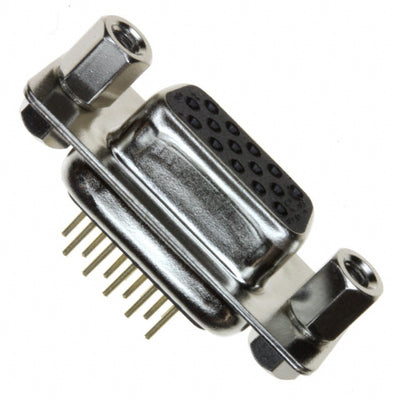 195-015-213L031 by NorComp Inc. - CONNECTOR D-SUB HD RCPT 15POS PNL MNT