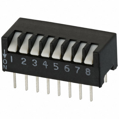 195-8MST by CTS Electrocomponents - SWITCH PIANO DIP SPST 50MA 24V