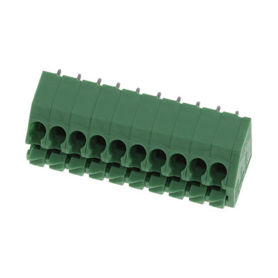 1985043 by Phoenix Contact - TERM BLOCK 10POS 45DEG 3.5MM PCB