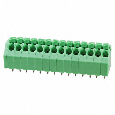 1985085 by Phoenix Contact - TERM BLOCK 14POS 45DEG 3.5MM PCB