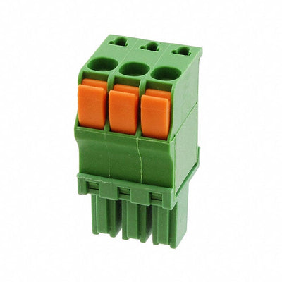 1986692-3 by TE Connectivity AMP Connectors - TERM BLOCK PLUG 3POS STR 3.5MM