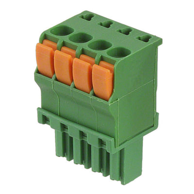 1986692-4 by TE Connectivity AMP Connectors - TERM BLOCK PLUG 4POS STR 3.5MM