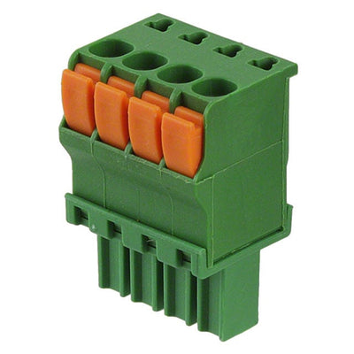 1986693-4 by TE Connectivity AMP Connectors - TERM BLOCK PLUG 4POS STR 3.5MM