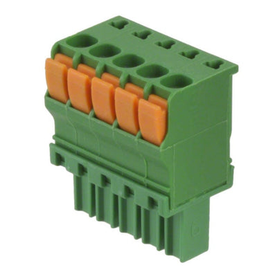 1986693-5 by TE Connectivity AMP Connectors - TERM BLOCK PLUG 5POS STR 3.5MM
