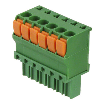 1986693-6 by TE Connectivity AMP Connectors - TERM BLOCK PLUG 6POS STR 3.5MM