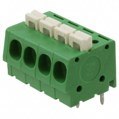 1986711-4 by TE Connectivity AMP Connectors - TERM BLK 4POS SIDE ENTRY 5MM PCB