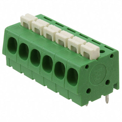 1986711-6 by TE Connectivity AMP Connectors - TERM BLK 6POS SIDE ENTRY 5MM PCB