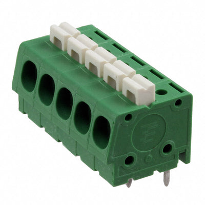 1986712-5 by TE Connectivity AMP Connectors - TERM BLK 5P SIDE ENT 5.08MM PCB
