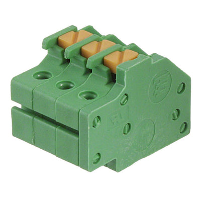 1986716-3 by TE Connectivity AMP Connectors - TERM BLOCK PLUG 3POS 90DEG 3.5MM