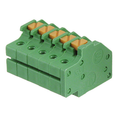 1986716-5 by TE Connectivity AMP Connectors - TERM BLOCK PLUG 5POS 90DEG 3.5MM