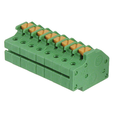 1986716-8 by TE Connectivity AMP Connectors - TERM BLOCK PLUG 8POS 90DEG 3.5MM