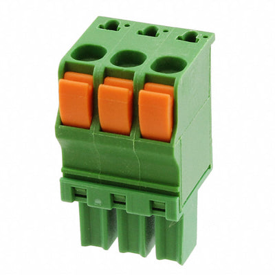 1986722-3 by TE Connectivity AMP Connectors - TERM BLOCK PLUG 3POS STR 3.81MM