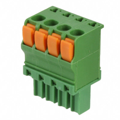1986722-4 by TE Connectivity AMP Connectors - TERM BLOCK PLUG 4POS STR 3.81MM