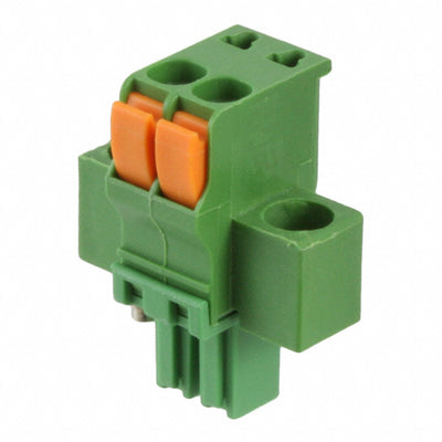 1986723-2 by TE Connectivity AMP Connectors - TERM BLOCK PLUG 2POS STR 3.5MM