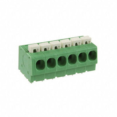 1986775-6 by TE Connectivity AMP Connectors - TERM BLK 6P SIDE ENT 5.08MM PCB