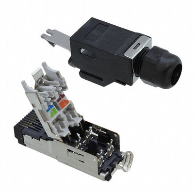 1987328-1 by TE Connectivity AMP Connectors - CONNECTOR MOD PLUG 8P8C SHIELDED