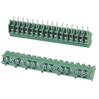 1989094 by Phoenix Contact - TERM BLOCK 16POS 45DEG 3.5MM PCB