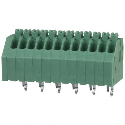 1990106 by Phoenix Contact - TERM BLOCK 12POS 45DEG 2.5MM PCB