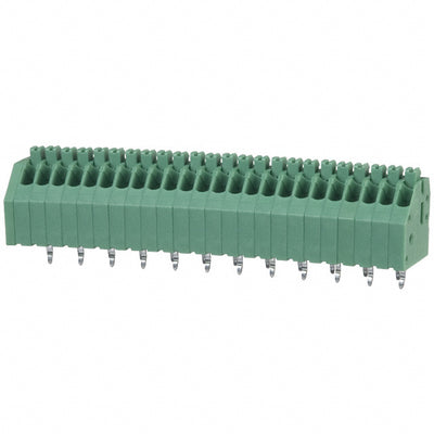 1990232 by Phoenix Contact - TERM BLOCK 24POS 45DEG 2.5MM PCB