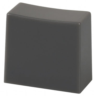 1CDGR by E-Switch - CAP PUSHBUTTON RECT DARK GRAY