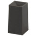 1DDGR by E-Switch - CAP PUSHBUTTON SQUARE DARK GRAY