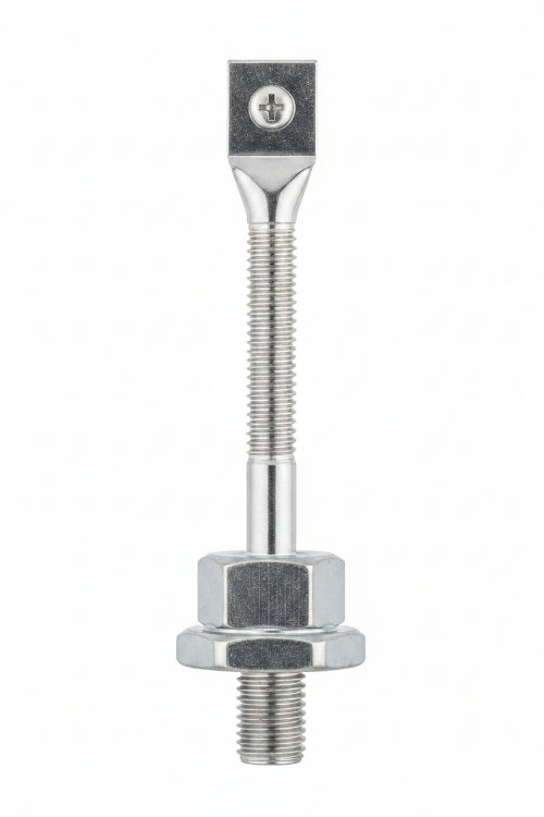 Illustration of a drill bit on a white background