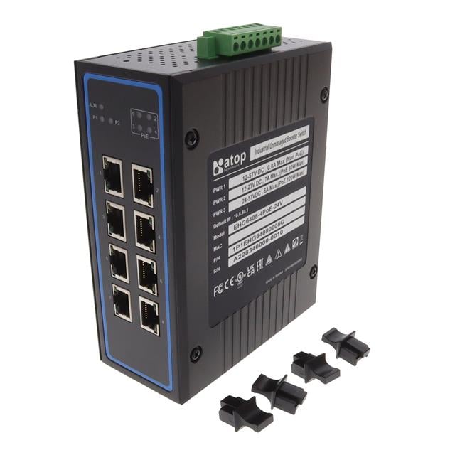 EHG6408-4PoE-24V by ATOP Technologies - 8-PORT UNMANAGED GIGABIT ETHERNE