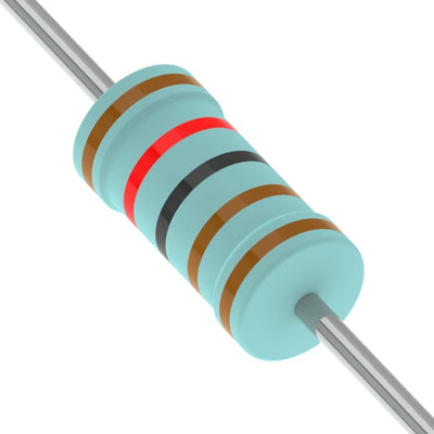 MF0207FTE52-1K2 by YAGEO - RESISTOR 1.2K OHM 1% 0.6W AXIAL