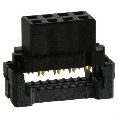 2-111626-4 by TE Connectivity AMP Connectors - CONNECTOR RECPT 8POS IDC 28AWG GOLD