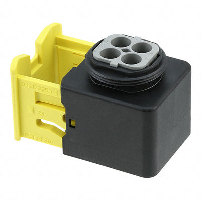 2-1418390-1 by TE Connectivity AMP Connectors - CONNECTOR RECPT HSG 4POS 6.00MM