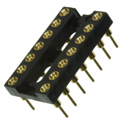 2-1437537-1 by TE Connectivity AMP Connectors - CONNECTOR IC DIP SOCKET 14POS GOLD