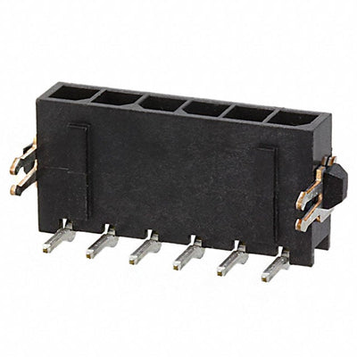 2-1445054-6 by TE Connectivity AMP Connectors - CONNECTOR HEADER R/A 6POS 3MM