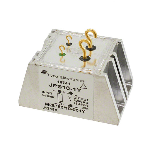 JPS10-1Y by TE Connectivity Aerospace, Defense and Marine - SOLIDSTATE RELAY SPST-NO 25A 0-250V