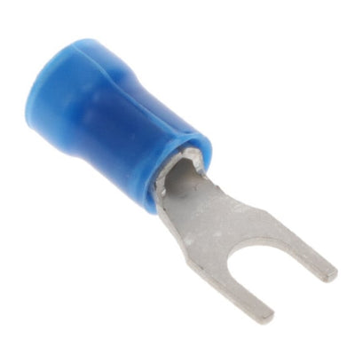 2-165012-0 by TE Connectivity AMP Connectors - CONNECTOR SPADE TERM 14-16AWG #8 BLU