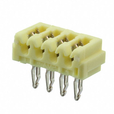 2-173983-4 by TE Connectivity AMP Connectors - CONNECTOR WIRE IDC 4P 26-28AWG PCB RA