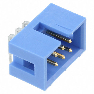 2-1761605-1 by TE Connectivity AMP Connectors - CONNECTOR HEADER R/A 6POS 2.54MM