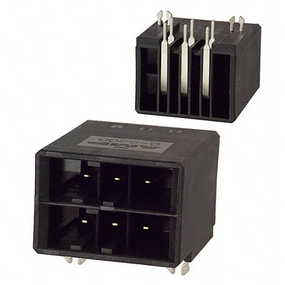 2-178139-2 by TE Connectivity AMP Connectors - CONNECTOR HEADER R/A 6POS 5.08MM