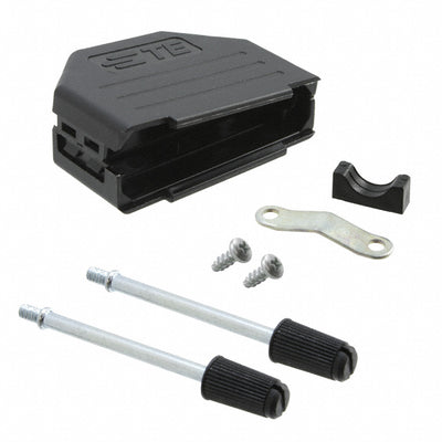 2-1991253-5 by TE Connectivity AMP Connectors - CONNECTOR BACKSHELL 25POS 180DEG BLK