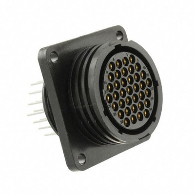 2-208224-1 by TE Connectivity AMP Connectors - CONNECTOR RECPT FMALE 37POS GOLD SLDR