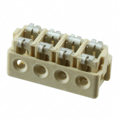 2-2106003-4 by TE Connectivity AMP Connectors - CONNECTOR WIRE IDC 4POS 22AWG SMD RA