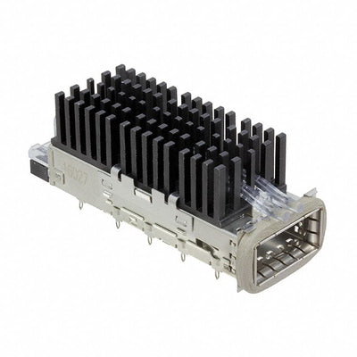 2170754-1 by TE Connectivity AMP Connectors - CONNECTOR QSFP28 CAGE W/HSINK R/A