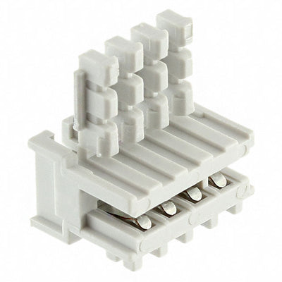 2-284932-4 by TE Connectivity AMP Connectors - CONNECTOR RECPT 4POS IDC 22-24AWG TIN