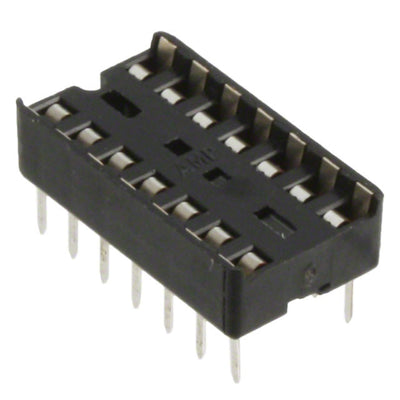 2-640357-4 by TE Connectivity AMP Connectors - CONNECTOR IC DIP SOCKET 14POS GOLD
