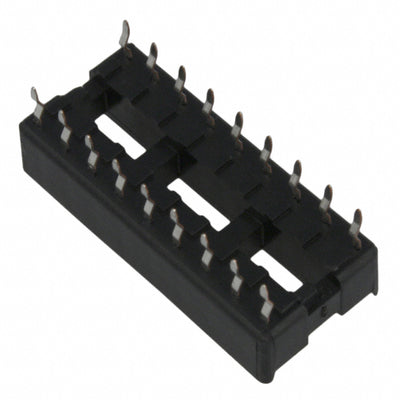 2-641611-1 by TE Connectivity AMP Connectors - CONNECTOR IC DIP SOCKET 18POS TIN
