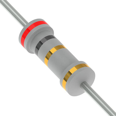 RSF200JB-73-2R by YAGEO - RESISTOR 2 OHM 5% 2W AXIAL