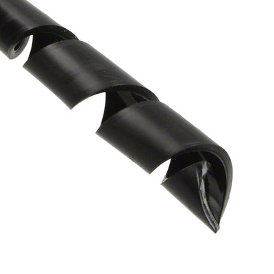 2.5NFP0C by HellermannTyton - SPIRAL WRAP 3/8"" X 100' BLACK